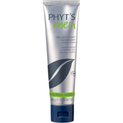 PHYTS MEN GEL NETTOYANT OXYGENANT | attīrošs gels vīriešu sejas ādai, 100g