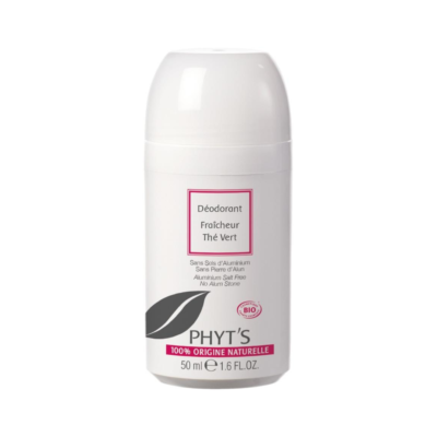 PHYTS DEODORANT FRAICHEUR THE VERT | dezodorants rullītis, 50ml