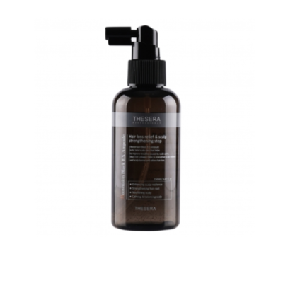 THESERA ROOTENSION BLACK EX AMPOULE | Intensīvs serums pret matu izkrišanu, 150 ml