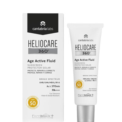 CANTABRIA LABS HELIOCARE 360° AGE ACTIVE FLUID SPF50+ | Saules aizsargfluīds ar pretnovecošanās īpašībām SPF50 +, 50 ml