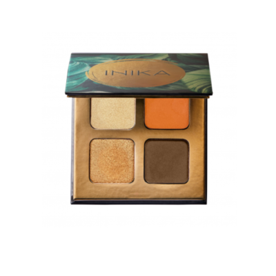 INIKA ORGANIC QUAD EYESHADOW PALETTE | Acu ēnu palete - Sunset, 5g