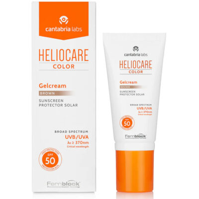 Cantabria Labs HELIOCARE COLOR GELCREAM SPF50 (BROWN) | Gelkrēms ar toni SPF50, 50 ml