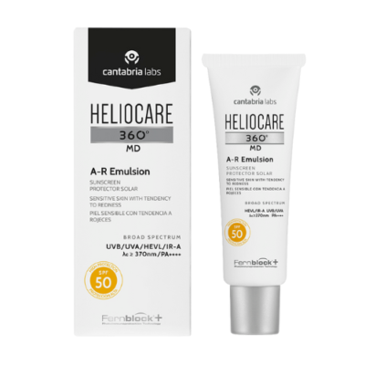 CANTABRIA LABS HELIOCARE 360° A-R EMULSION SPF50+ | Saules aizsargājoša emulsija jutīgai ādai, rozācijai - 50ml