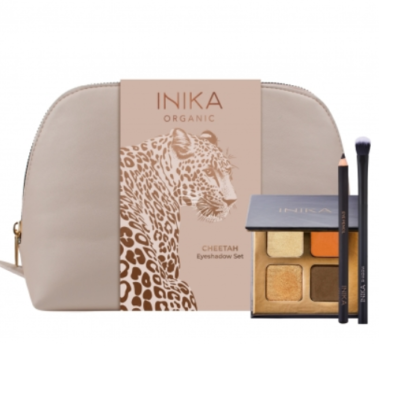 INIKA ORGANIC CHEETAH EYESHADOW SET | Acu ēnu komplekts