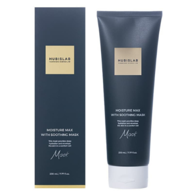 HUBISLAB Moisture Max With Soothing Mask, 230 ml | Mitrinoša krēmveida maska