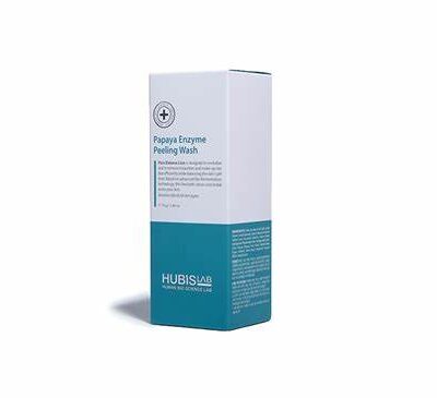 HUBISLAB Papaya Enzyme Peeling Wash | Eksfoliatīvs attīrīšanas līdzeklis ar papaijas enzīmiem, 70 g