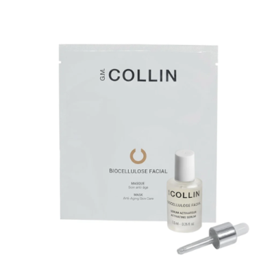 G.M. COLLIN BIOCELLULOSE FACIAL MASK | Maska ar serumu, 5 gab+ 7 ml