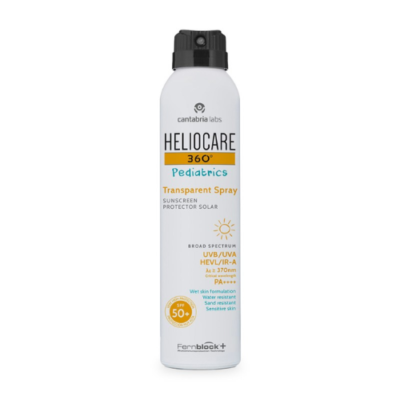 CANTABRIA LABS HELIOCARE 360° PEDIATRICS TRANSPARENT SPRAY SPF50+ | Caurspīdīgs sprejs bērniem, 200 ml