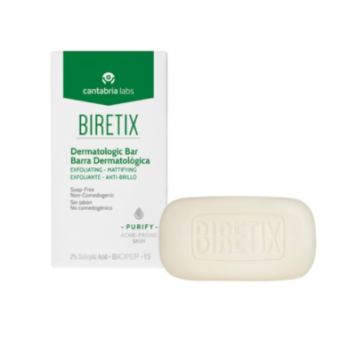 CANTABRIA LABS BIRETIX DERMATOLOGICAL BAR I Dermatoloģiskas ziepes ar 2% salicilskābi, 80g
